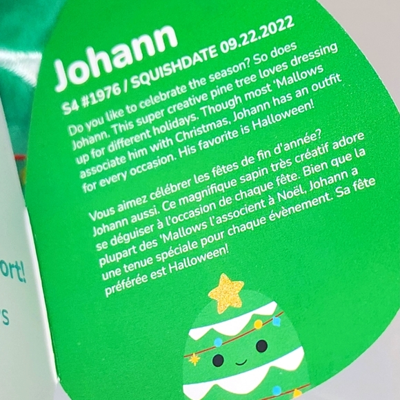 🎄 JOHANN 🎄 Christmas Tree Christmas 2023 Original Squishmallow by Kelly Toy - Picture 3 of 8
